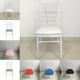thumbnail image 5 of 2/4 Piezas Funda de Silla Redonda Protección de Muebles 2 piezas blanco Sunnimix Comedor Silla Slipcover, 5 of 6