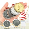 thumbnail image 3 of Uxcell 2 Inch Badminton Medals Iron Award Medals with Neck Ribbon for Team Sports Games Party Favors 4 Pieces, 3 of 7
