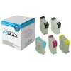 SuppliesMAX Compatible Replacement for Canon iPF-500/510/600/605/610/700/710/720 Wide Format Inkjet Combo Pack (130ML) (MBK/BK/C/M/Y) (PFI-102MP)