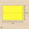 thumbnail image 2 of Lemon A7 Bright Color Envelopes - 5 1/4 x 7 1/4 Inches - Perfect for 5x7 Photos, DIY Arts and Crafts Cards - for Professional and Homemade Projects - Pack of 50 Envelopes, 2 of 5