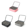 thumbnail image 3 of Yuarrent Estuche organizador de esmaltes de uñas, bolsa de maquillaje portátil, almacenamiento de viaje para manicurista, bolsa de maquillaje Almacenamiento y organización del hogar A, 3 of 6