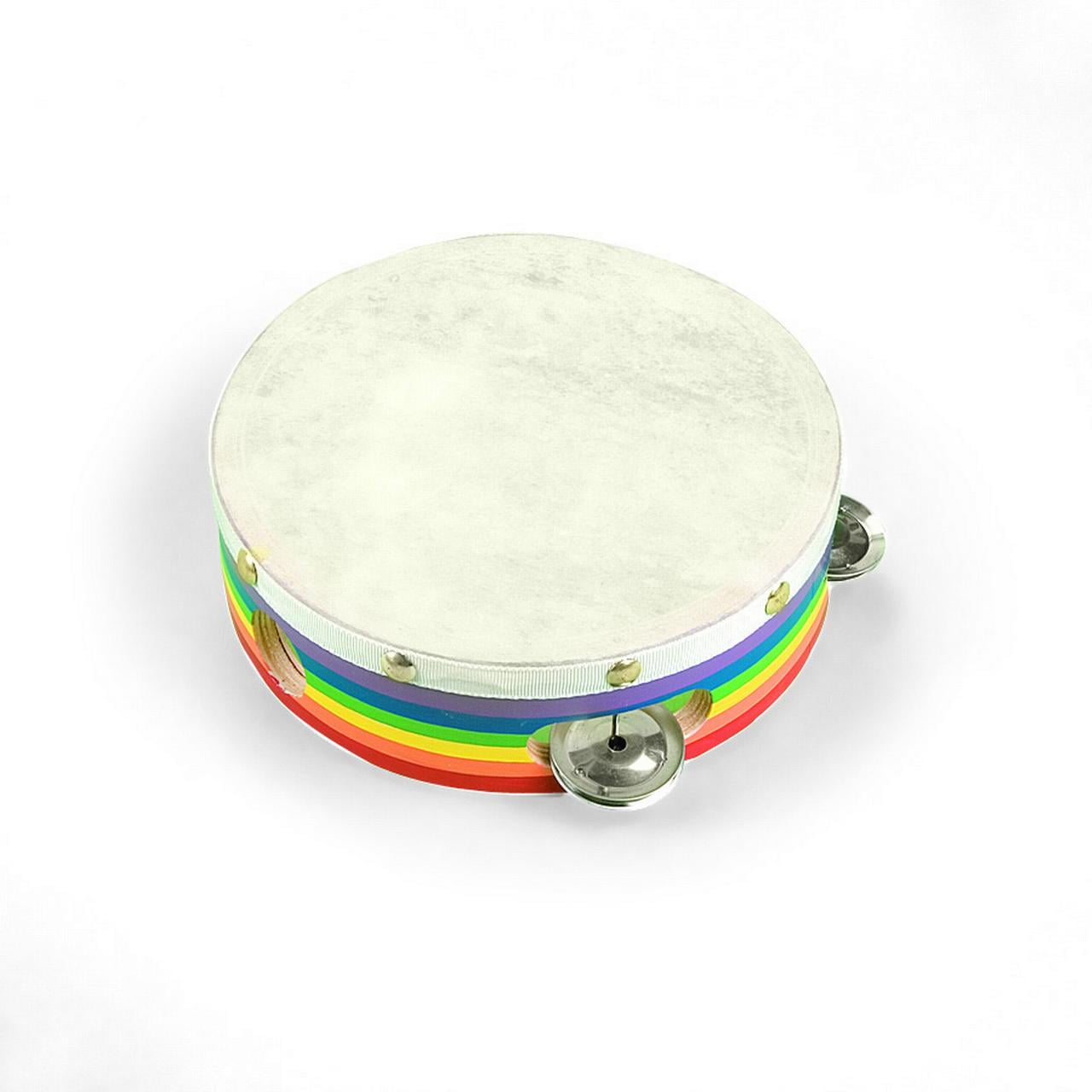 Awesome Rainbow Tambourine Educational 1 Piece