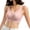 Pink, variant on Plus Size Women Bras Wireless U-Neck Tank Bra Wide Strap Seamless Soft Comfort Everyday Bra, Beige M-2XL