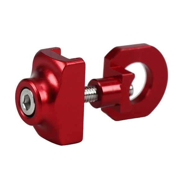 Splihome Bicycle Chain Adjuster Bike Bolt Screw Tensioner For Folding Bike Fixie Fastener red