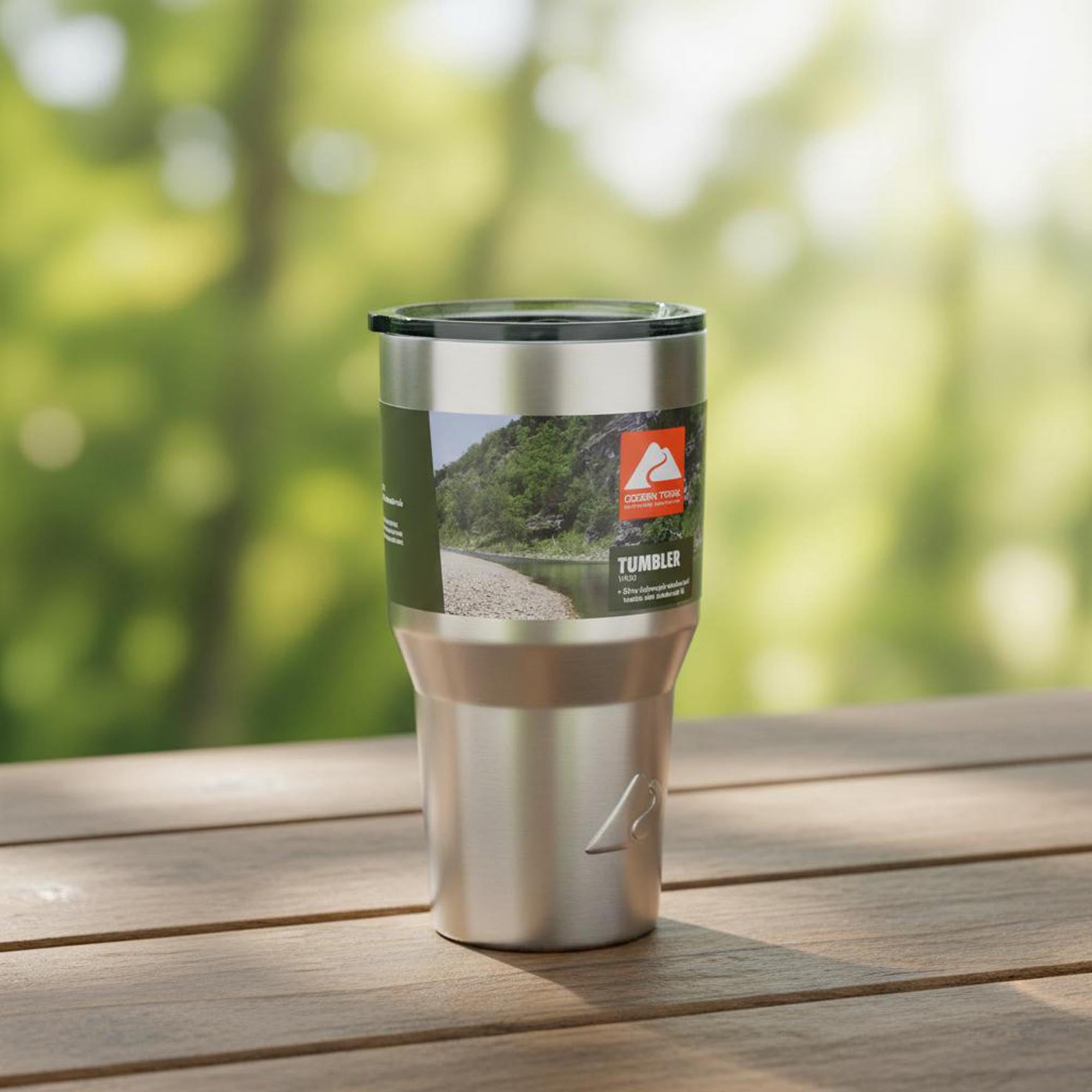 Ozark Trail 32 oz Stainless Steel Insulated Tumbler, Silver