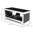 thumbnail image 3 of PawHut Wooden Chicken Nesting Box, Nesting Boxes for Up to 2 Hens, 3 of 9