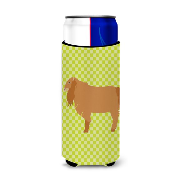 Carolines Treasures  American Lamancha Goat Green Michelob Ultra Hugger for Slim Cans - Green