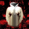 thumbnail image 4 of Sudadera con capucha de Halloween con estampado 3D para hombres y mujeres, sudadera con estampado de sangre aterrador, de manga larga, informal, para cosplay, sudadera holgada, 4 of 5