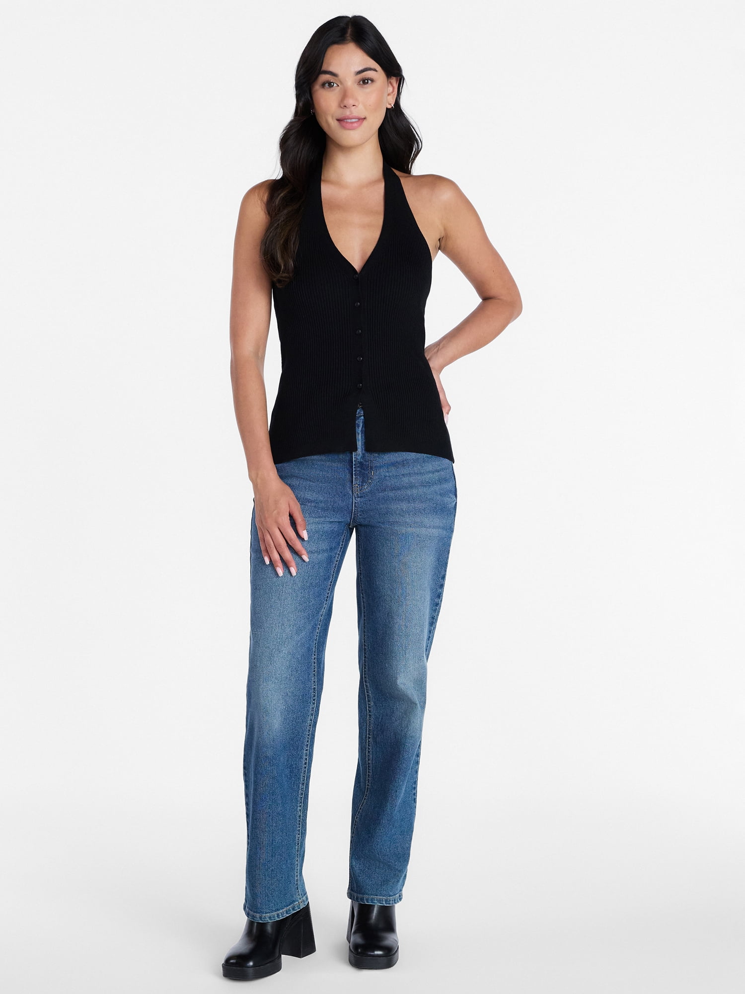 Madden NYC Women’s Halter Sweater Vest, Sizes XXS-XXL