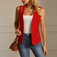thumbnail image 6 of Women's Vests Sleeveless Blazers for Women Suit Jackets Dressy Business Casual Outfits for Work Casual, 6 of 9