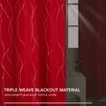Deconovo Blackout Kitchen Curtains, 45 inch Length, Pack of 2 Thermal