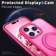 thumbnail image 2 of KOMI Magnetic Ring Case for 16 Pro Max,Compatible with MagSafe with 360° Ring Stand Shockproof Protection Cover Case for iPhone 16 Pro Max Rose, 2 of 4