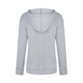 thumbnail image 6 of Xcmzpl Hoodies for Women Loose Fit Solid Color Hooded Sweatshirt Athletic Pullover Tops Comfort Long Sleeve T-shirts Early Fall Fashion, 6 of 8