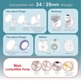 thumbnail image 4 of Insertos de brida Maymom de 15 mm compatibles con Medela y Spectra, 4 of 9