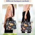 thumbnail image 4 of FORMRS Womens Corduroy Tote Bag Crossbody Shoulder Handbag with Pocket, Orange Dinosaur, 4 of 7