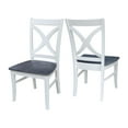thumbnail image 5 of International Concepts Vineyard Solid Wood Dining Side Chair in White (Set of 2), 5 of 11