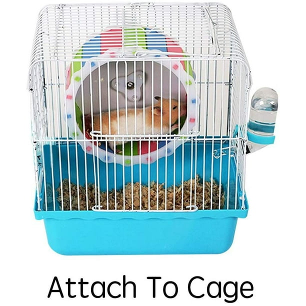 Lingdii Hamster Wheel Toy Silent Exercise Diameter Cage Attachment Running Wheel for Hamster Entertainment Stay Healthy Walmart
