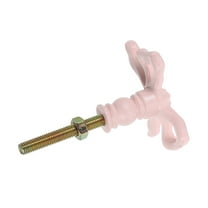 Masteelf Bow Drawer Handles Decorative Door Knobs for Cabinets Vintage Dresser Pulls Furniture Handles for Wardrobe Metal Interior Door Knob