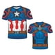 thumbnail image 2 of Marvel Superheroes Hulk Captain America Spiderman T-shirt Kid T Shirts Boys T-shirts Children's Short-sleeved Kids Tee Clothes11T Gong Bohan LED, 2 of 2