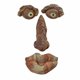 thumbnail image 2 of Fiudx Liquidación de ahorros de verano Decoración de rasgos faciales con cara de corteza, accesorios para exteriores de Pascua, 2 of 5