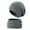 Grey, variant on harmtty 2Pcs/Set Adults Neck Warmer Hat Solid Color Thickened Stretchy Thermal Windproof Keep Warm Super Soft Autumn Winter Men Women Woolen Yarn Scarf Hat Kit for Shopping,Grey