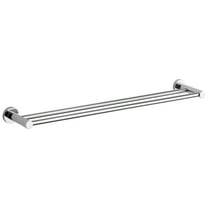 Delta IAO20128 Lilah 24" Stainless Steel Bath Double Towel Bar (Chrome)