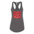 thumbnail image 2 of Wild Bobby, Pray On It Pray Over It Pray Through It Inspirational/Christian Women Racerback Tank Top, Dark Grey, X-Large, 2 of 6