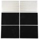 thumbnail image 2 of 2 HEPA + 4 Carbon Filter Suitable for Honeywell HPA100 and HPA090 HPA094 HPA100 HPA104 HPA105 HPA106, 2 of 5