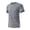 Gray, variant on Men's Ice Silk Quick Dry Performance Top (L-5XL), Short Sleeve Solid Color Casual Fitness Training Shirt Black Size XL