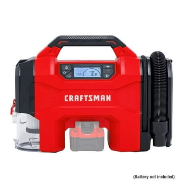 CRAFTSMAN Craftsman Cordless Inflator 20-volt Li-ion Air Inflator (Power Source: Battery/Car/Electric )