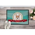thumbnail image 2 of Carolines Treasures BB1564JMAT Tapis Rouge Corgi Joyeux Noël Intérieur & Extérieur - 24 x 36 Po., 2 of 4