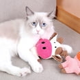 thumbnail image 5 of Interactive Cat Toys, Cat Toys Interactive, Corncob Fabric, Cat Plush, Yellow Cat Toys, Kitten Toys, Soft Plush, Pet Calming Toys, Interactive Play, Pet Stocking Stuffer, 1 Pc, 5 of 7