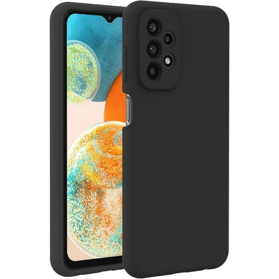 for Samsung Galaxy A23 5G Case, Galaxy A23 Case Liquid Silicone Case Soft Silicone Gel Rubber Slim Fit Protective Phone Case for Samsung Galaxy A23 5G, Black