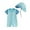 A85-Light Blue, variant on Ccpelsie Toddler Baby Boys Swimsuit Trunk Rashguard Set 2pcs Swimwear Bathing Suit Long Sleeved Sunsuit(Light Yellow,18-24 Months)