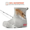 thumbnail image 4 of HISEA Waterproof Rain Boots for Women，Chelsea Anti-Slip Garden Work Shoes，Grey，Size 7.5, 4 of 8