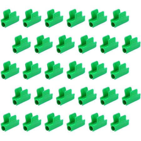 40pcs Greenhouse Clamps Frame Shading Net Rod Clip Film Row Cover Netting Tunnel Hoop Clip for Plant Extension Support