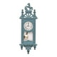 thumbnail image 4 of Reloj de Pared para Casa de Muñecas 1/12, Reloj Antiguo, Modelo de Juego, Reloj con Marco de Madera Delicado, Accesorio de Escena en Miniatura, Adorno Azul Macarena Reloj de casa de muñecas, 4 of 8