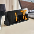 thumbnail image 4 of Latrodar Digital Alarm Clock Simples LED Large Digital Display Fashion Affordable&High-Quality en Clock Black Frame Orange 6.4x2.76 Inch Home Essentials, 4 of 5