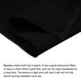thumbnail image 3 of Uxcell Speaker Grill Cloth 20 x 55 Inch Stereo Mesh Fabric Protective Dustproof Cloth for Home Speaker Repair Black, 3 of 5