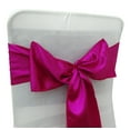 thumbnail image 3 of Darling Souvenir Pack Of 25 Satin Chair Sashes Bow Sash For Wedding & Events Supplies Party Decoration Chair Cover Sash - Colors Available, 3 of 5