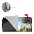 thumbnail image 4 of Mailbox Covers, Parisian Cafe With Eiffel Welcome Cute Mailbox Cover Magnetic Standard Size 21" x 18", Decorative Mailbox Covers Post Letter Box Wrap Cover Decor for Outdoors, 4 of 7