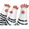 thumbnail image 4 of 3 Wooden Chicken Decorations, Small Chicken Figurine, Small Kitchen Windowsill Ornament, Quirky Sculpture, Fun Desk Decor, 4 of 5