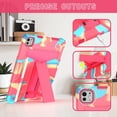 thumbnail image 3 of elitegadget Case for iPad Pro 11 Inch (M4, 5th Generation 2024) - Dual Layer Protective Hybrid Cover Case with Kickstand (Candy/Pink), 3 of 5
