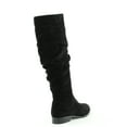 thumbnail image 3 of womens steve madden beacon tall slouch boots, black suede, 3 of 8