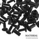 thumbnail image 3 of unbranded 1Jgo Kit De Tornillos Y Tuercas Hexagonales Negras Para Encuadernación Y Manualidades Duraderas, 3 of 8