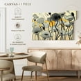 thumbnail image 5 of Elephant Stock Snow Day Gray Flower Wall Art - Horizontal Canvas Wall Art - Living Room Wall Decor - Floral And Botanical Canvas - Gray And Yellow Decor By Shirley Novak - 36" x 24", 5 of 8