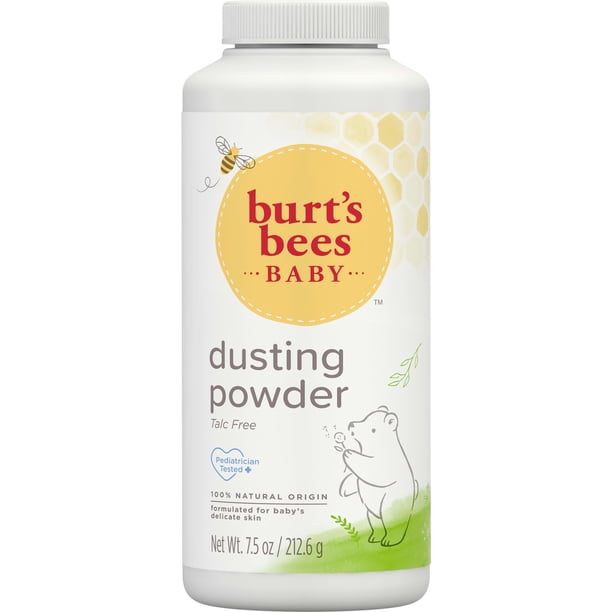 Polvo para espolvorear Burt's Bees, 100% de origen natural, 220 ml