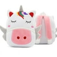 thumbnail image 1 of Cute Cartoon Zoo Series Plush Backpack School Bag Kindergarten Bag Holiday Gift For Boys And Girls, 1 of 1