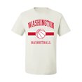 thumbnail image 2 of Wild Bobby City of Washington Basketball Fantasy Fan Sports Men's T-Shirt, White, X-Large, 2 of 5