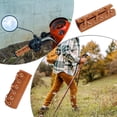 thumbnail image 5 of 1 Pair Leather Motorcycle Handlebar Grip Cover Leather Handlebars Wrap Pads Modification Accessories PU Anti-Slip Adjustable Strap Style Decor for Motorcycles Most Motorbikes 4.33Inch Brown colorful, 5 of 6